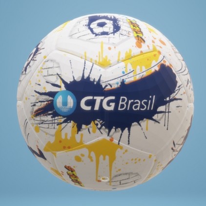 MINI Bola Futebol de Campo Fusionada Personalizada