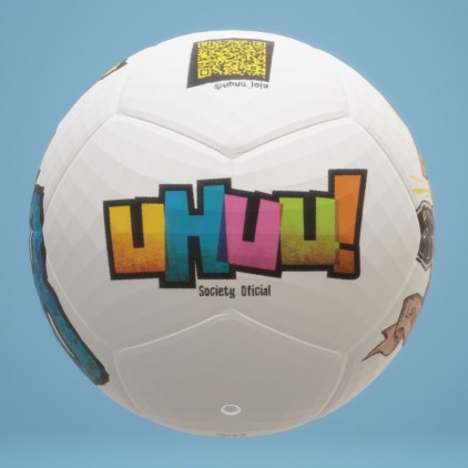 Bola de Futebol Society Oficial Fusionada Personalizada 