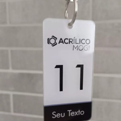 Chaveiro ACRÍLICO Personalizado